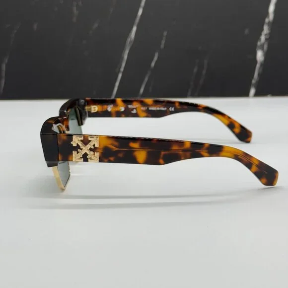 NEW OFF-WHITE WASHINGTON 055 HAVANA GOLD UNISEX SUNGLASSES OFF-WHITE WASHINGTON